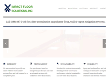 Tablet Screenshot of impactfloorsolutions.com